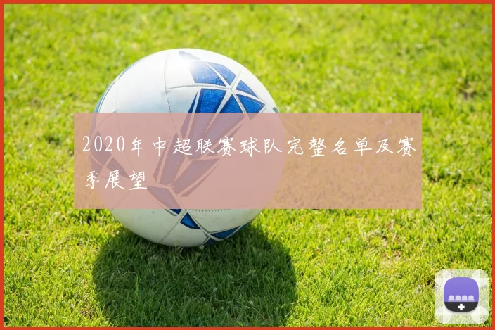 2020年中超联赛球队完整名单及赛季展望